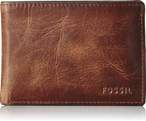 fossil men's genuine leather wallets.